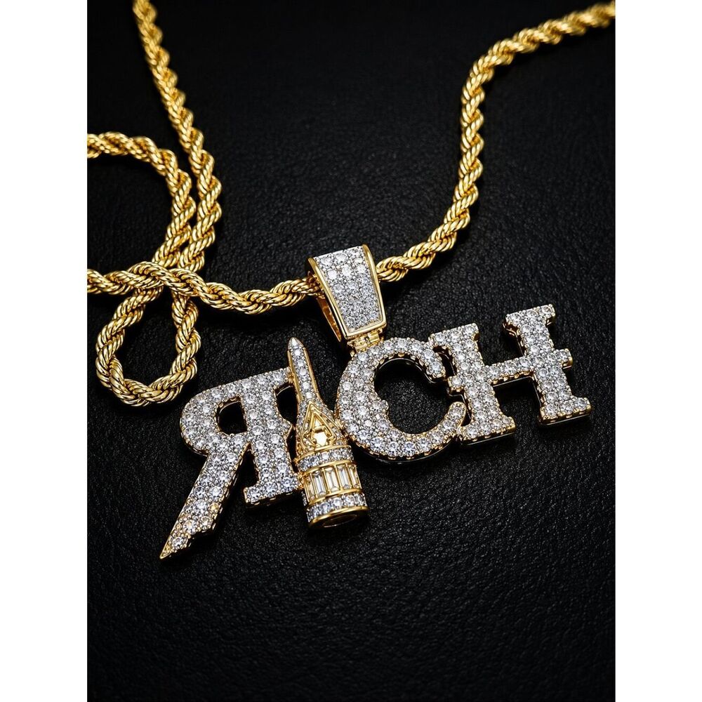 Two Tone RICH Necklace 